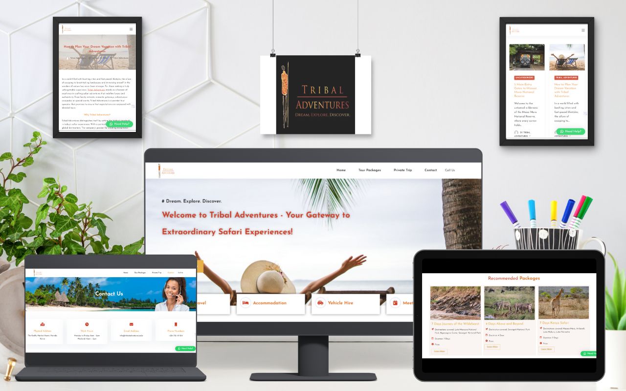 Tribal Adventures projects portfolio