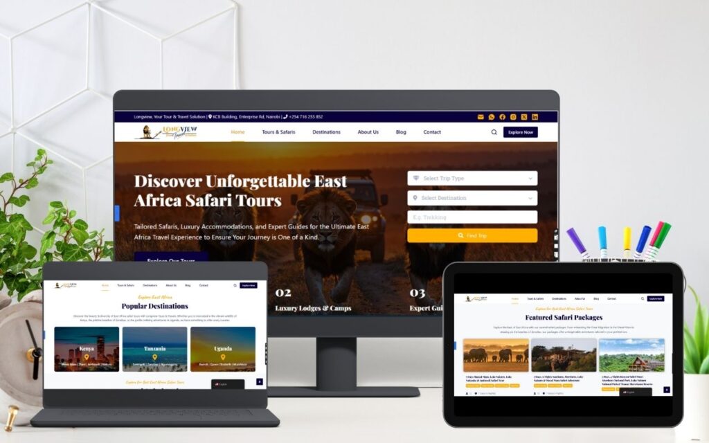 Longview Tour and Travel Website Revamp | SEO & Digital Marketing