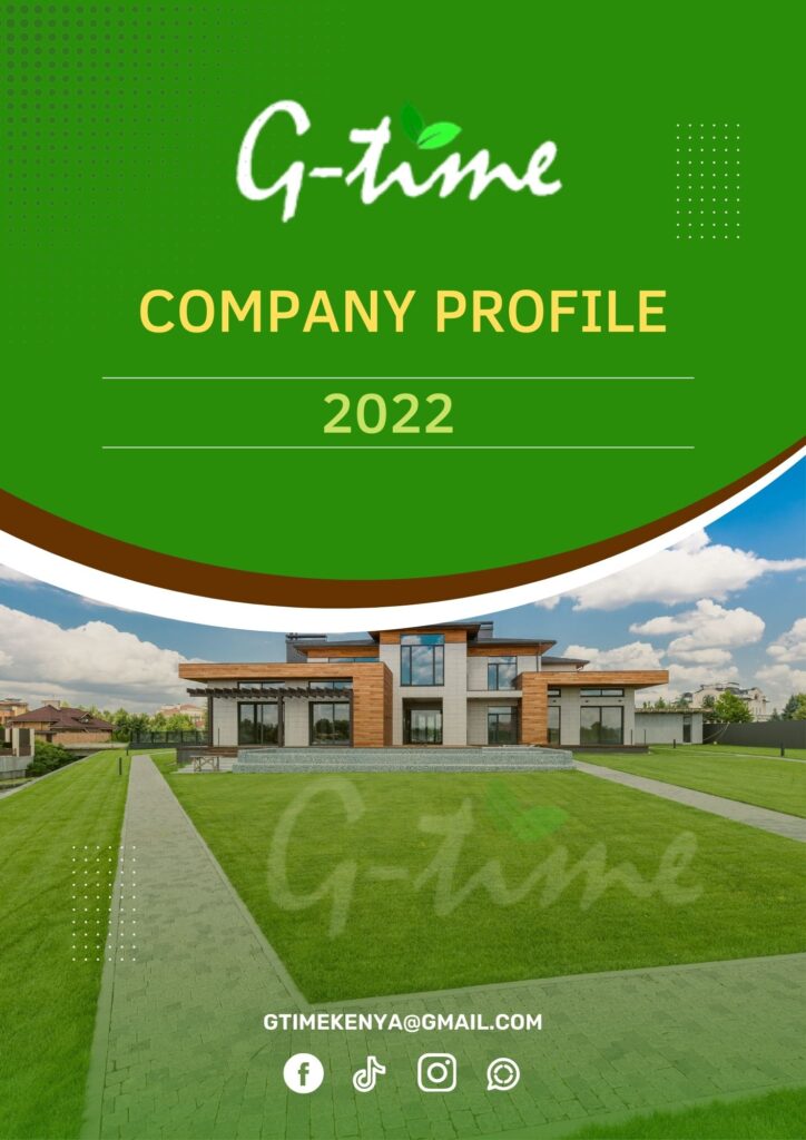 Modern Landscaping Company Website Development for G-Time Group