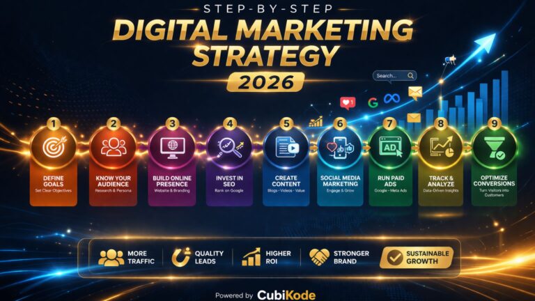 Digital Marketing Strategy for 2026: Step-by-Step Guide | CubiKode