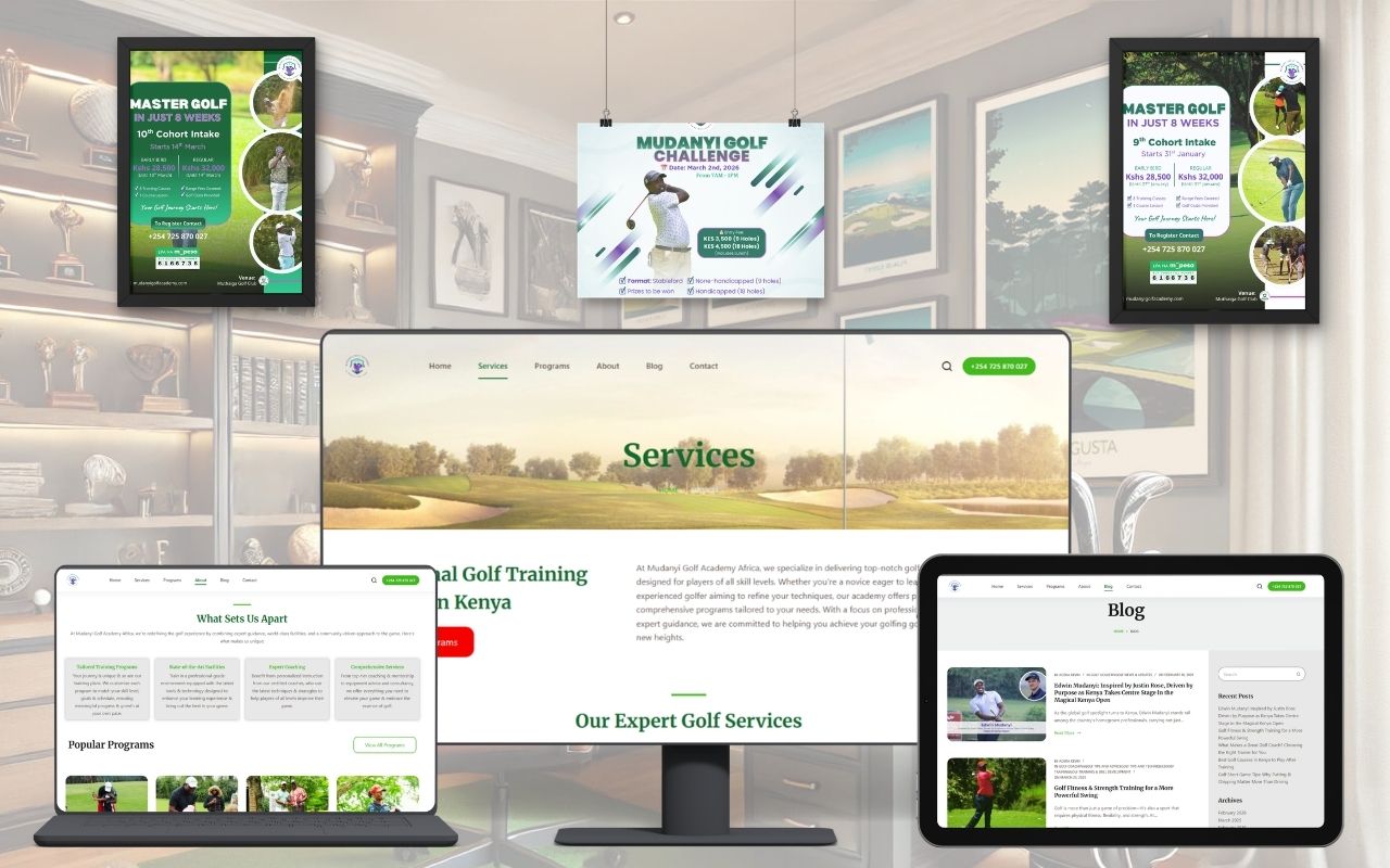 Mudanyi Golf Academy Africa Programs