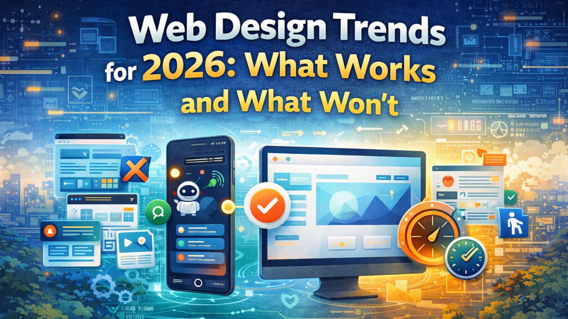 Web Design Trends 2026: What Works & What Won’t | CubiKode